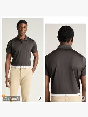 Bonobos Standard Fit Short Sleeve Polo Gray